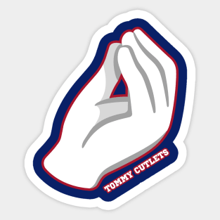 Tommy Cutlets Italian Hand - 2 Sticker